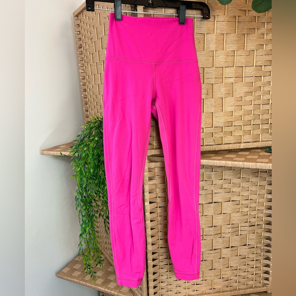 Lululemon Align High-Rise Pant 25" Sonic Pink Size 4